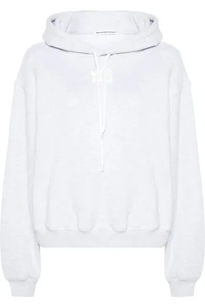 Alexander Wang Logo-print cotton hoodie