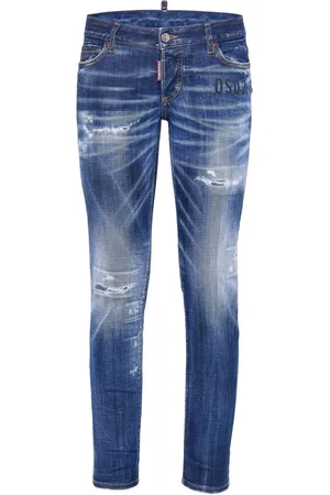 Dsquared2 Bleached-effect skinny jeans