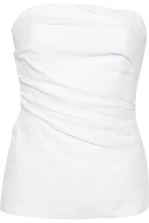 TOVE Izel linen bandeau top