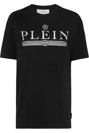 Philipp Plein Crystal-embellished cotton T-shirt