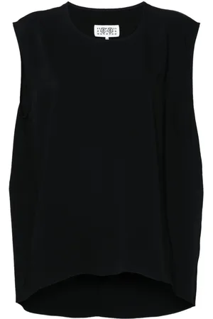 Maison Margiela Single-stitch sleeveless top