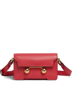 Marni Mini Trunkaroo leather shoulder bag