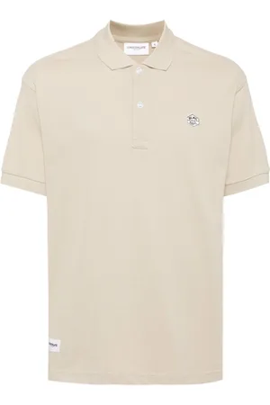 Chocoolate Logo-patch cotton polo shirt