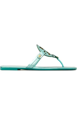 Tory Burch Miller metallic-effect slides