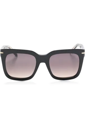 HUGO BOSS Oversized square-frame sunglasses
