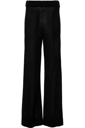 Totême Fine-knit palazzo pants
