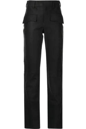 RTA Skye leather slim-fit trousers
