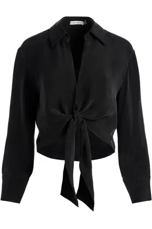 ALICE+OLIVIA Hannon tie-fastening blouse