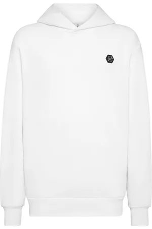 Philipp Plein Rhinestone-embellished cotton hoodie