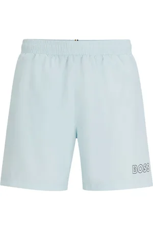 HUGO BOSS Logo-print swim shorts