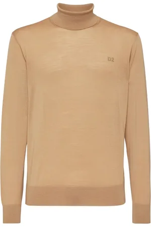 Dsquared2 Embroidered-logo ribbed jumper