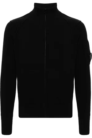 C.P. Company Lens-detail zip-up cardigan