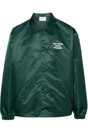 Drôle de Monsieur La Vest Slogan lightweight jacket