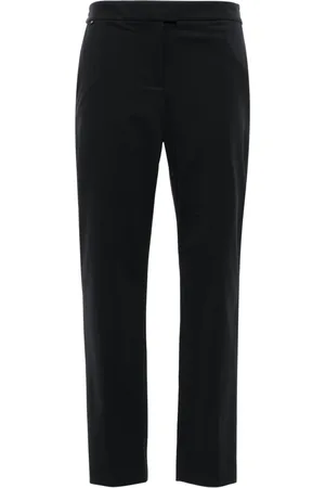 HUGO BOSS Pressed-crease slim-fit trousers