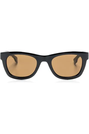 HUGO BOSS Logo-emed square-frame sunglasses