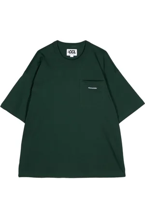 Chocoolate Logo-embroidered cotton T-shirt