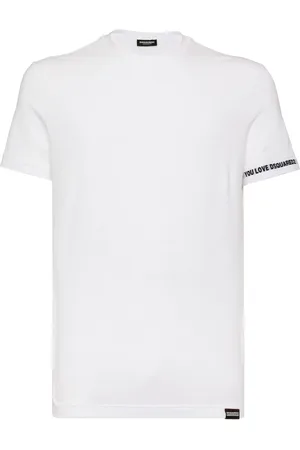 Dsquared2 Logo-print cotton-blend T-shirt