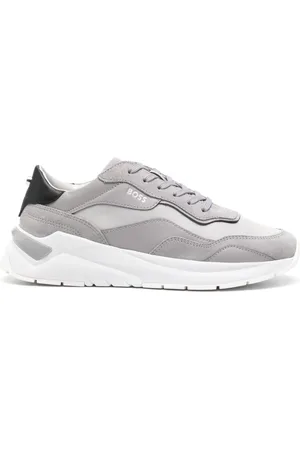 HUGO BOSS Lace-up leather sneakers