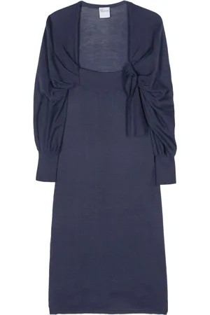 VALENTINO GARAVANI 2000s knitted midi dress