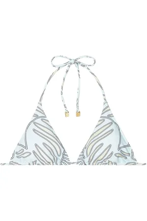Tory Burch Abstract-print bikini top
