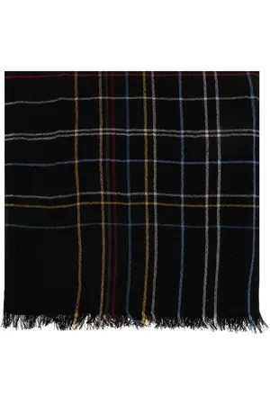 Paul Smith Signature Stripe frayed-hem scarf
