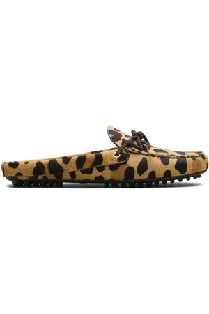 CAR SHOE Leopard-print slippers