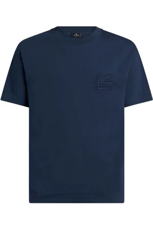 Etro Pegaso-embroidery T-shirt