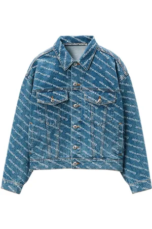 Alexander Wang Logo-print denim jacket