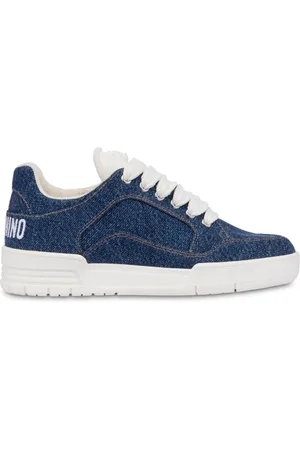 Moschino Logo-print chunky denim sneakers