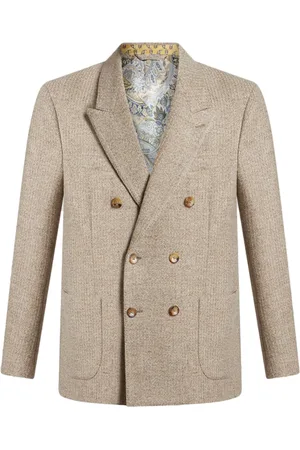 Etro Double-breasted peak-lapel blazer