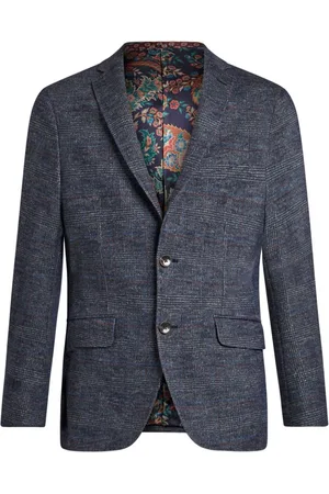 Etro Single-breasted checked blazer