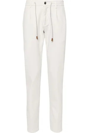 ELEVENTY Drawstring-fastening trousers