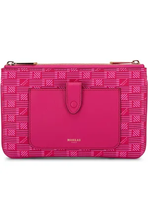 MOREAU Monogram leather crossbody bag