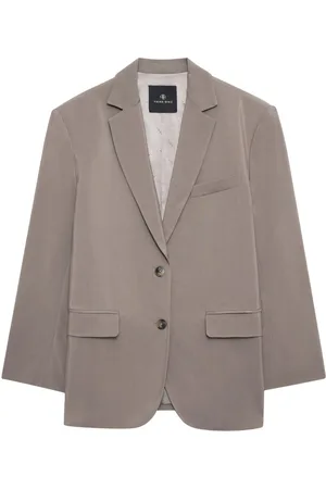 ANINE BING Quinn oversize single-breasted jacket