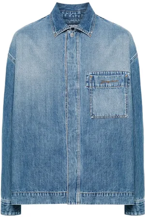 Jacquemus La chemise logo-embroidered denim shirt