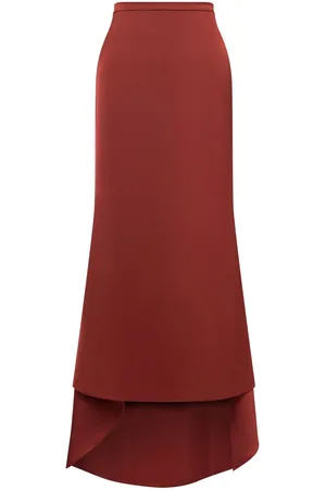 Serafini Asymmetric maxi skirt