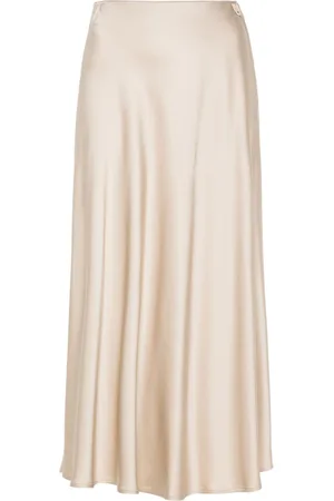 HERNO Satin midi skirt