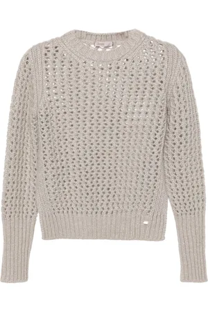 HERNO Lurex open-knit jumper