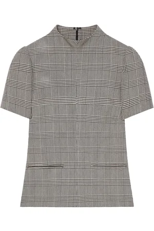 Courrèges Prince of Wales-pattern T-shirt