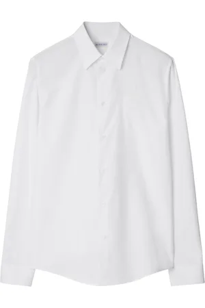 Burberry EKD-embroidered cotton shirt