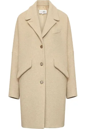 Maison Margiela Pile wool-blend coat