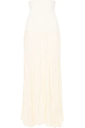 JOHANNA ORTIZ Light Sound crinkled midi skirt