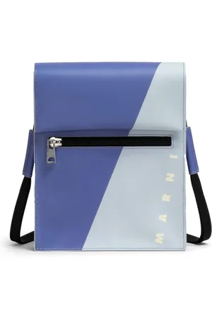 Marni Logo-print press-stud fastening shoulder bag