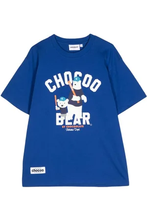 Chocoolate Baseball Bears graphic-print cotton T-shirt