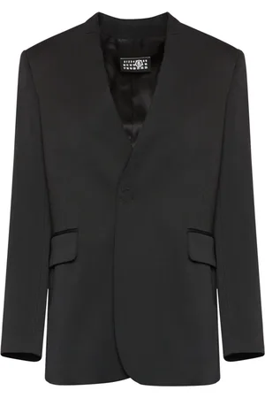 Maison Margiela Collarless single-breasted blazer