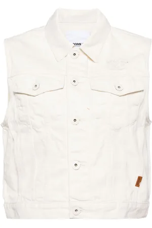 Chocoolate Logo-appliqué cotton vest