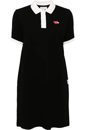 Chocoolate Logo embroidered short sleeve dress