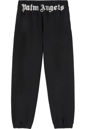 Palm Angels Logo-print cotton track pants