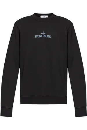 Stone Island Logo-print cotton sweatshirt