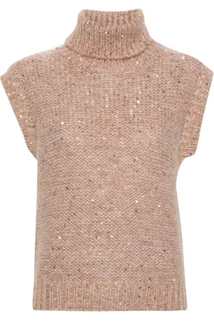 ELEVENTY Roll-neck sleeveless jumper